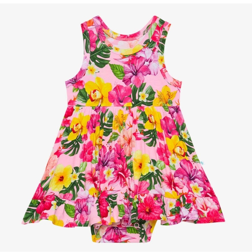 Posh Peanut Malana Bodysuit Twirl Dress
